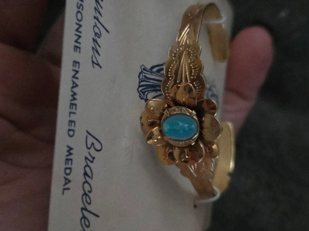 Vintage cloisonne bracelet